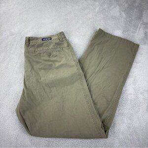 Patagonia Men's All Wear Straight Leg Pants 35x29 Green
